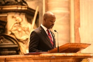 Deputy Speaker Rt Hon Thomas Tayebwa Delivers President Museveni's Speech. 